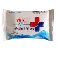 Medical Alcohol Cleaning Wipes Disinfectant Wet Wipes 75% Alcohol Wipes