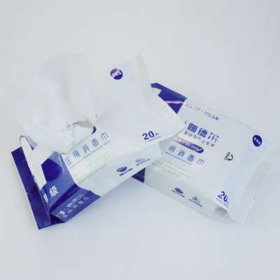 20 Pieces Wet 99.99% Antibacterial Cleaning Sanitizing Wipe Medical Disinfectant Wipes