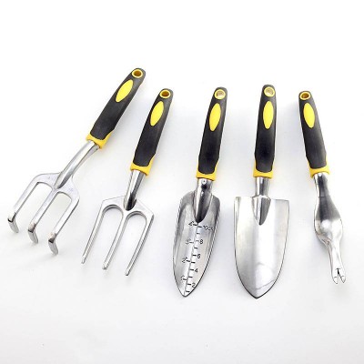 Portable Garden Tools Trowel Cultivator Hand Rake Transplant Trowel Alloy Mini Shovel Bonsai Pvc Handle Metal Head